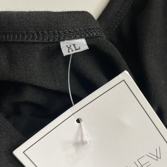 Etcyy New black mini dress with rhinestones New XL - Picture 12 of 12